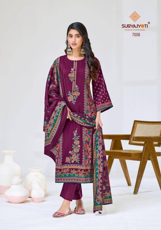 Suryajyoti kaamini vol-7 Dress material wholesale in Chennai
